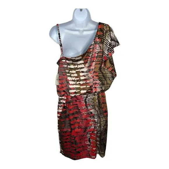 Jessica Simpson funky print dress size 8 - Picture 3 of 4